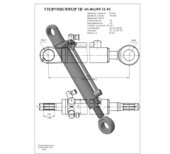 Гидроцилиндр ЦГ 60.40x305.11-01