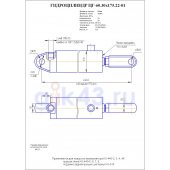 Гидроцилиндр ЦГ 60.30x175.22-01