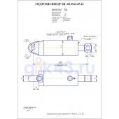 Гидроцилиндр ЦГ 60.30x145.22