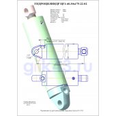 Гидроцилиндр ЦГ1-60.30x175.22-02 (980А.01.13.400)