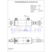 Гидроцилиндр ЦГ 50.30x200.22-01