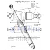 Гидроцилиндр ЦГ 100.60x800.22