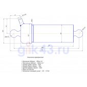 Гидроцилиндр ГАЗ 3507-01-8603010 (3-х штоковый)