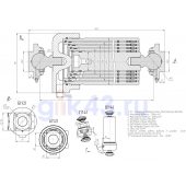 Гидроцилиндр ЗИЛ 554-8603010-27 (4-х штоковый)