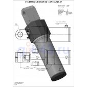 Гидроцилиндр ЦГ-125.56х340.49