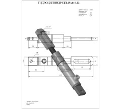 Гидроцилиндр ЦП-25x110.22