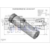 Гидроцилиндр ЦГ-2-40.20х30.60.87