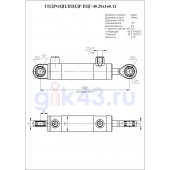 Гидроцилиндр ЕЦГ-40.20х160.11