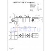 Гидроцилиндр ЦГ-40.20х200.08