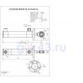 Гидроцилиндр ЦГ-40.20х200.66