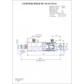 Гидроцилиндр ЦГ-50.25х765.23