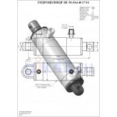 Гидроцилиндр ЦГ-50.30х140.17-01