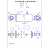Гидроцилиндр ЦГ-50.30х250.11-01