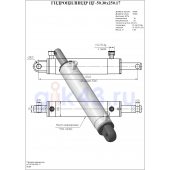 Гидроцилиндр ЦГ-50.30х250.17