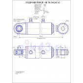 Гидроцилиндр ЦГ-50.30х265.12