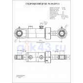 Гидроцилиндр ЦГ-50.30х285.11