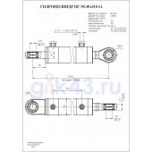 Гидроцилиндр ЦГ-50.30х310.11
