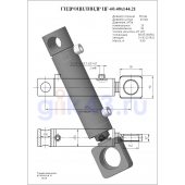 Гидроцилиндр ЦГ-60.40х144.21