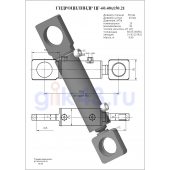 Гидроцилиндр ЦГ-60.40х150.21