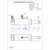 Гидроцилиндр ЦГ-60.40х700.22