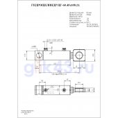Гидроцилиндр ЦГ-60.45х108.21