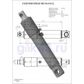 Гидроцилиндр ЦП-60х260.22