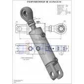 Гидроцилиндр ЦГ-63.30х122.04
