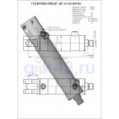 Гидроцилиндр ЦГ-63.35х200.02