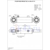 Гидроцилиндр ЦГ-63.40х115.11