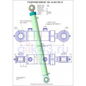 Гидроцилиндр ЦГ-63.40х780.11