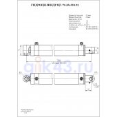 Гидроцилиндр ЦГ-70.35х550.22