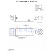 Гидроцилиндр ЦГ-80.35х570.21