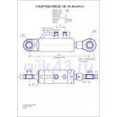 Гидроцилиндр ЦГ-80.40х100.11