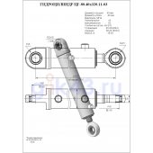 Гидроцилиндр ЦГ-80.40х320.11-03