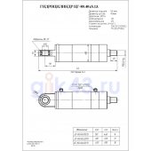 Гидроцилиндр ЦГ-80.40х400.13
