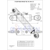 Гидроцилиндр ЦГ-80.40х630.22.000СБ