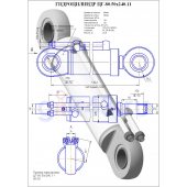 Гидроцилиндр ЦГ-80.50х240.11