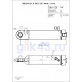 Гидроцилиндр ЦГ-80.50х250.14