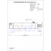 Гидроцилиндр ЦГ-80.50х280.33-01