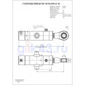 Гидроцилиндр ЦГ-80.50х400.31-01