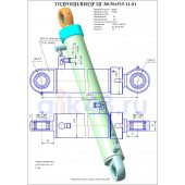 Гидроцилиндр ЦГ-80.50х515.11-01