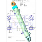 Гидроцилиндр ЦГ-80.50х515.11
