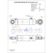 Гидроцилиндр ЦГ-80.50х560.11-02