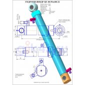 Гидроцилиндр ЦГ-80.50х680.22