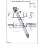 Гидроцилиндр ЦГ-80.50х800.18