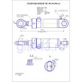 Гидроцилиндр ЦГ-80.50х900.22