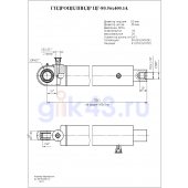 Гидроцилиндр ЦГ-80.56х400.14