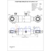 Гидроцилиндр ЦГ-80.56х900.11-05