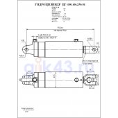 Гидроцилиндр ЦГ-100.40х250.01