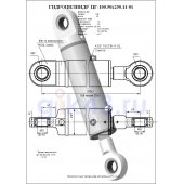 Гидроцилиндр ЦГ-100.50х250.11-01